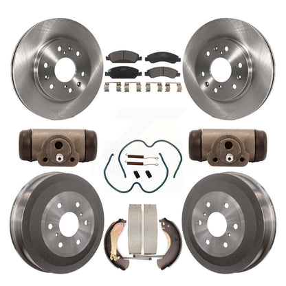 Kit de plaquettes et de tambour en céramique pour Rotor de frein avant et arrière (9 pièces) pour Chevrolet Silverado 150