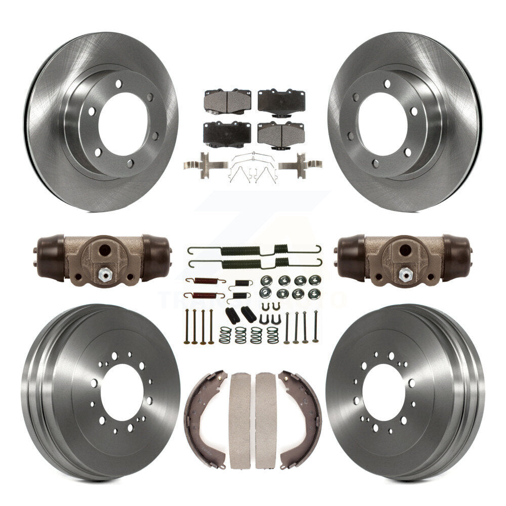 Kit de tambour à plaquettes en céramique pour Rotor de frein avant et arrière (9 pièces) pour Toyota 4Runner Limited/SR