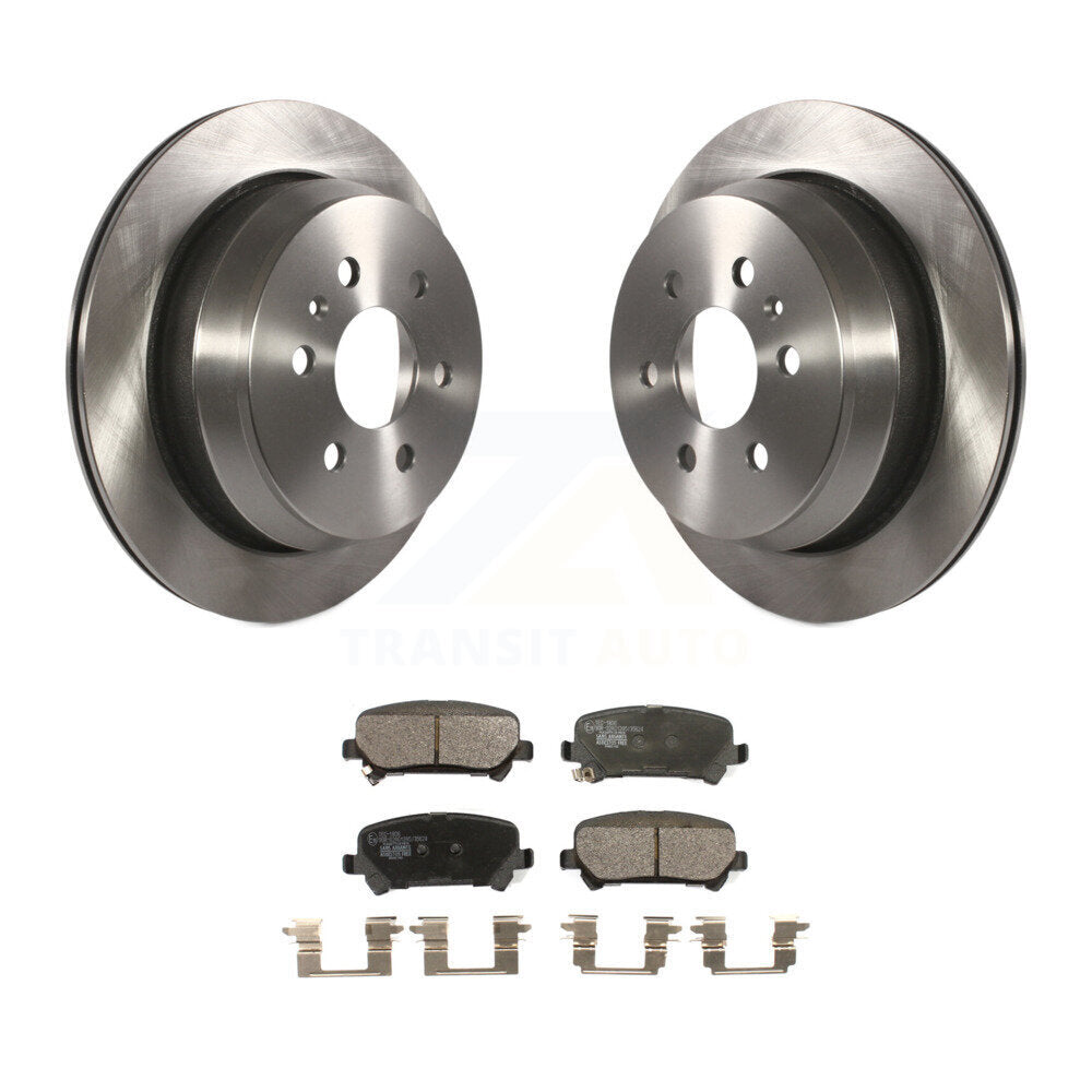 Kit de rotor de frein arrière et de plaquettes en céramique pour Chevrolet Colorado GMC Canyo 2015-2020