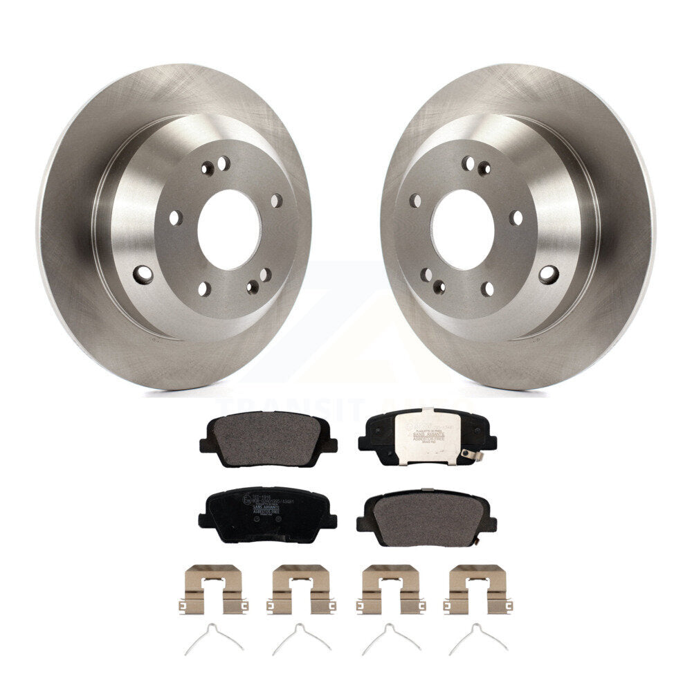 Kit de plaquettes de frein à disque arrière, Rotors en céramique, pour Kia Sorento Hyundai Santa Fe Sport X