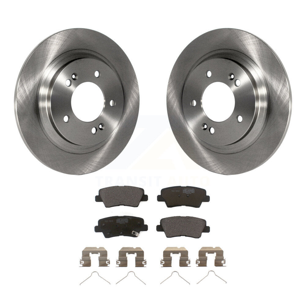 Kit de disques de frein à disque arrière et plaquettes en céramique, pour Hyundai Ioniq Kia Niro