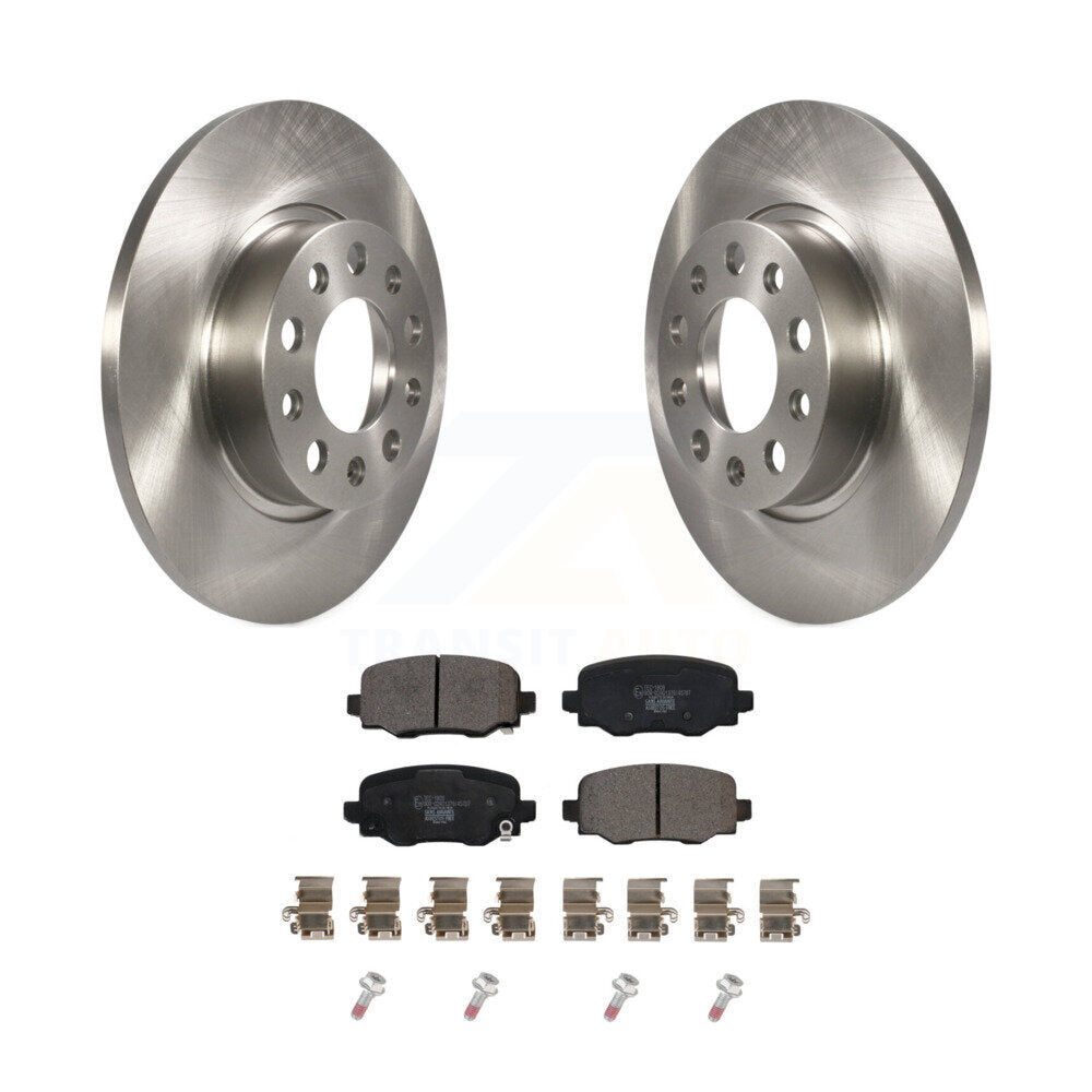 Kit de rotors de frein à disque arrière et plaquettes en céramique pour Jeep Renegade Fiat 500X