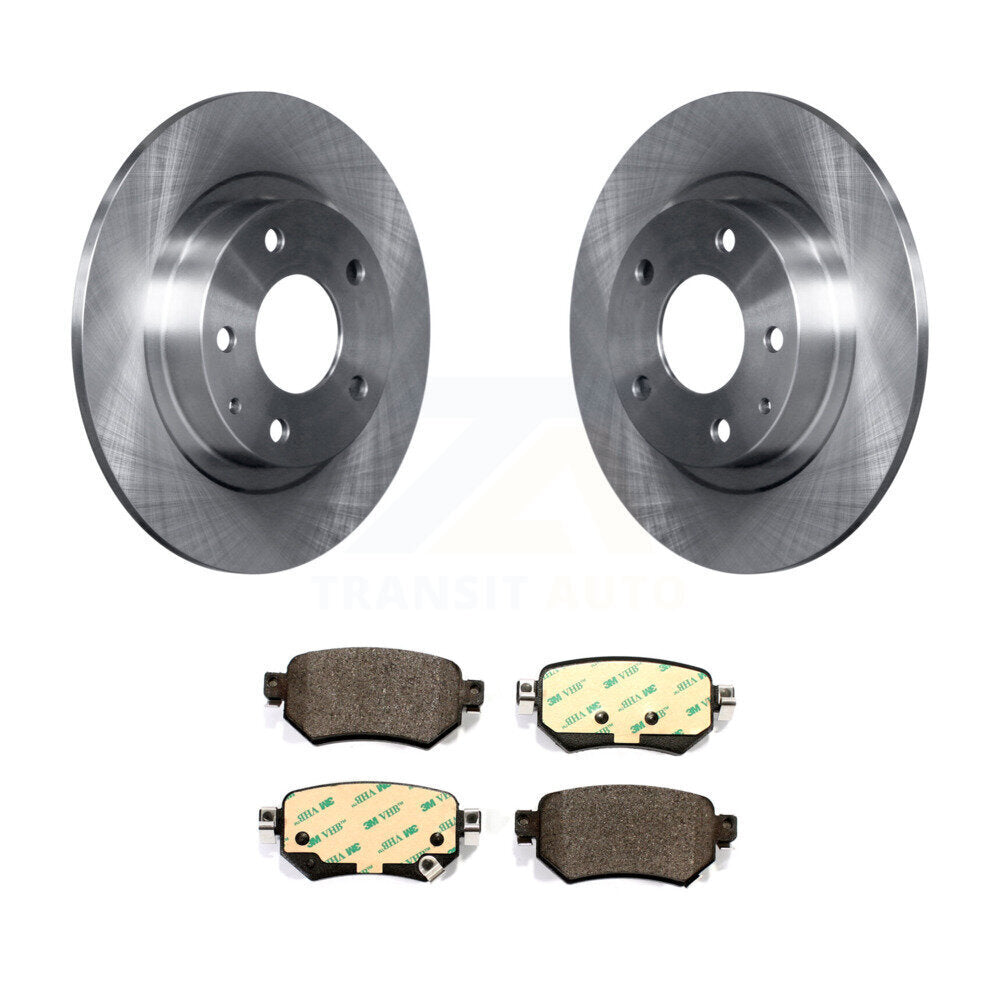 Kit de disques de frein à disque arrière et plaquettes en céramique pour Mazda 6 2016-2021 K8T-102995
