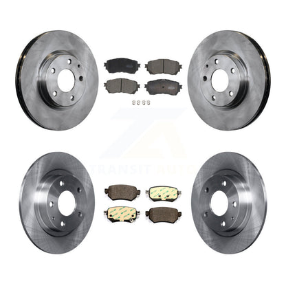 Kit de rotors de frein à disque avant et arrière et plaquettes en céramique pour Mazda 6 2016-2018