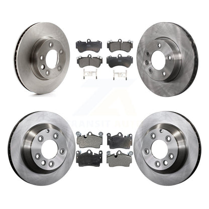 Kit de rotors de frein à disque avant et arrière et plaquettes en céramique (6 pièces) pour Volkswagen Touareg