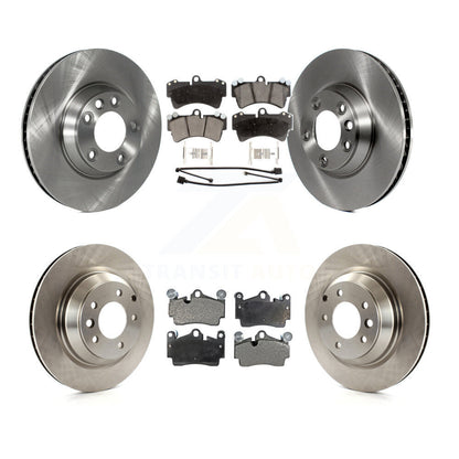 Kit de disques de frein à disque avant et arrière et plaquettes en céramique (6 pièces) pour Audi Q7 K8T-103002