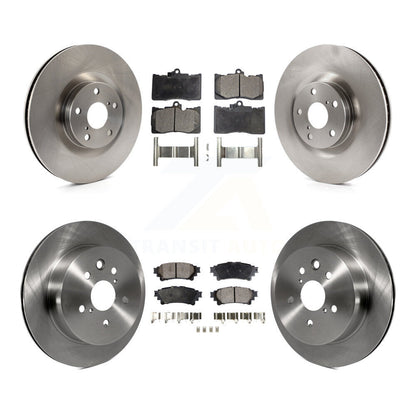 Kit de rotor de frein avant et arrière et plaquettes en céramique (6 pièces) pour Lexus IS350 C F Sport 14-15