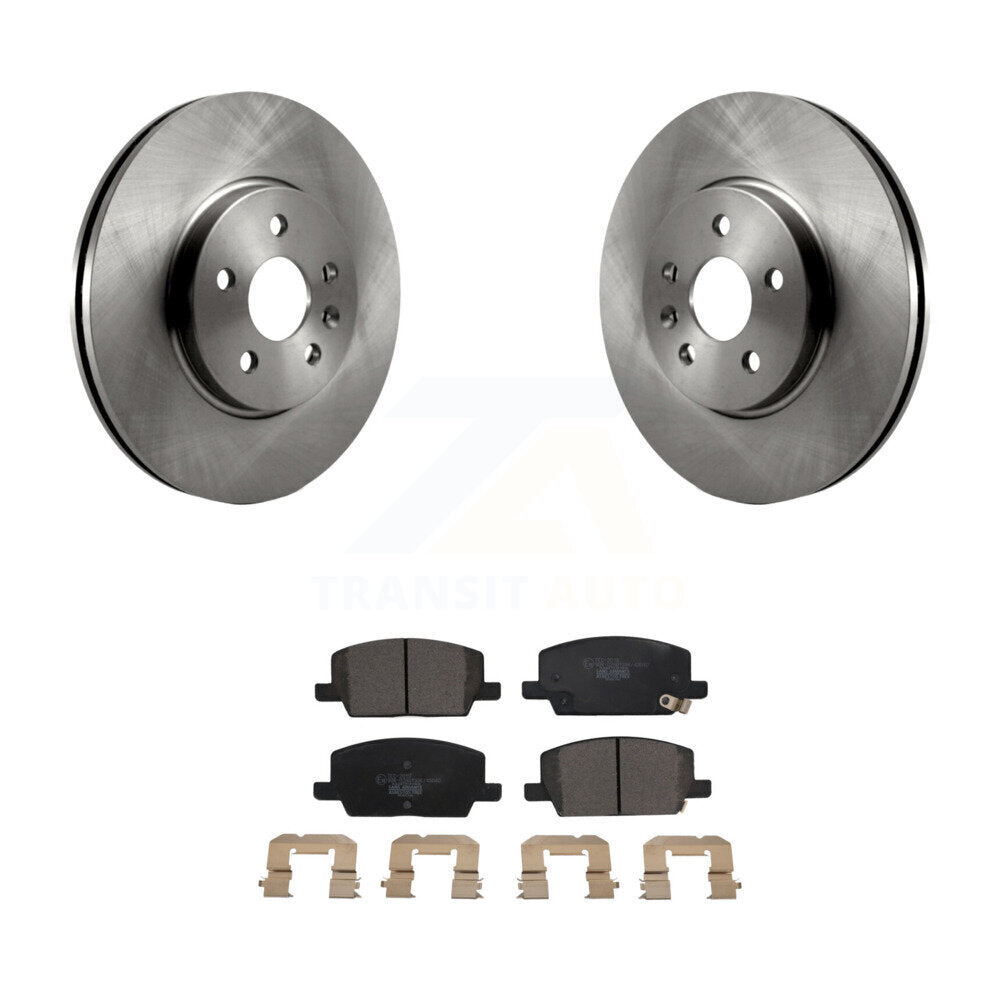 Rotors de frein à disque avant et Kit de plaquettes en céramique pour Buick Encore Chevrolet Trax