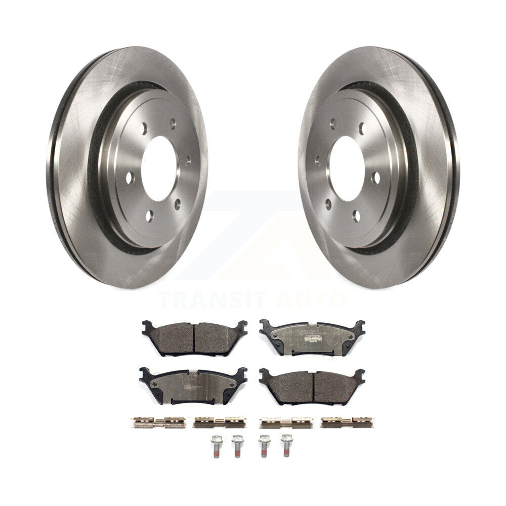 Kit de plaquettes en céramique pour Rotor de frein à disque arrière, pour Ford F-150 avec stationnement électrique
