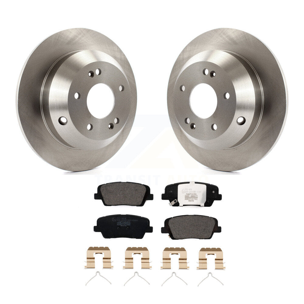 Kit de plaquettes en céramique pour Rotor de frein arrière, pour Kia Sorento 14-15, avec étrier peint en rouge