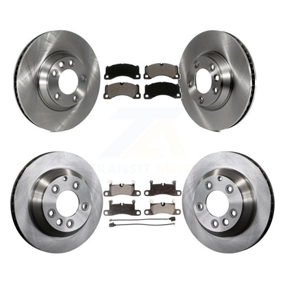 Kit de rotors de frein à disque avant et arrière et plaquettes en céramique (6 pièces) pour Porsche Cayenne