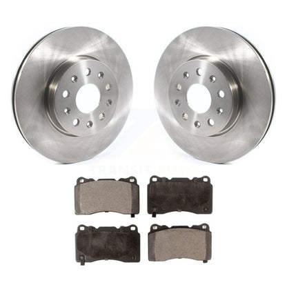 Rotor de frein à disque avant et Kit de plaquettes en céramique pour Chevrolet Camaro Cadillac CTS CT