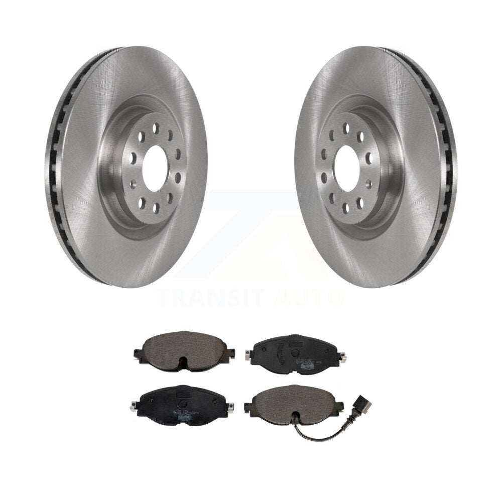 Kit de disques de frein à disque avant et plaquettes en céramique, pour Volkswagen Golf Audi A3