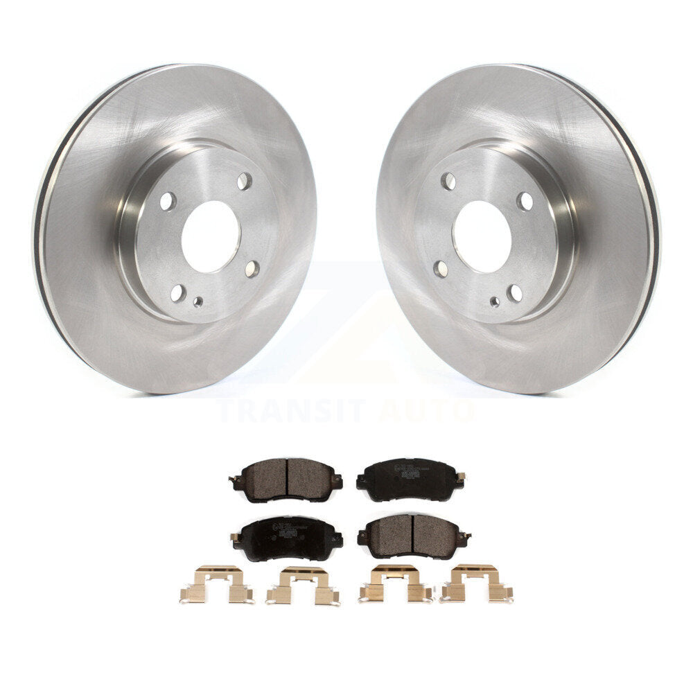 Kit de rotors de frein à disque avant et plaquettes en céramique pour Toyota Yaris iA Scion