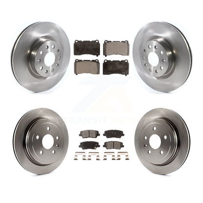Kit de plaquettes en céramique pour Rotors de frein avant et arrière, pour Cadillac CTS avec roue d'usine de 18 pouces