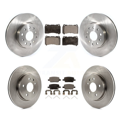 Rotors de frein à disque avant et arrière et Kit de plaquettes en céramique pour Chevrolet Camaro Cadillac CT