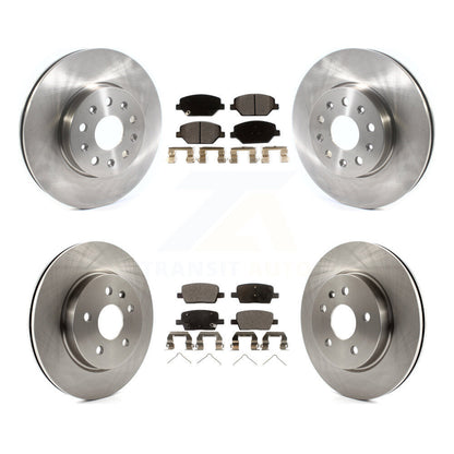 Kit de rotors de frein à disque avant et arrière et plaquettes en céramique pour Chevrolet Camaro
