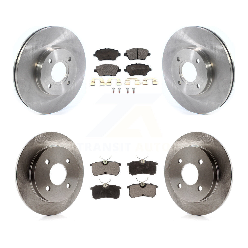 Kit de disques de frein à disque avant et arrière et plaquettes en céramique pour Ford Fiesta ST 2014 – 2019