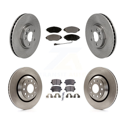 Kit de rotors de frein à disque avant et arrière et plaquettes en céramique pour Volkswagen CC AWD