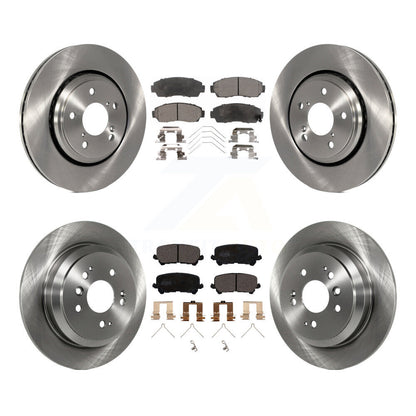 Kit de disques de frein à disque avant et arrière et plaquettes en céramique pour Honda Passport 2019 – 2024
