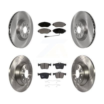 Kit de rotors de frein à disque avant et arrière et plaquettes en céramique, pour Volkswagen Tiguan Jetta