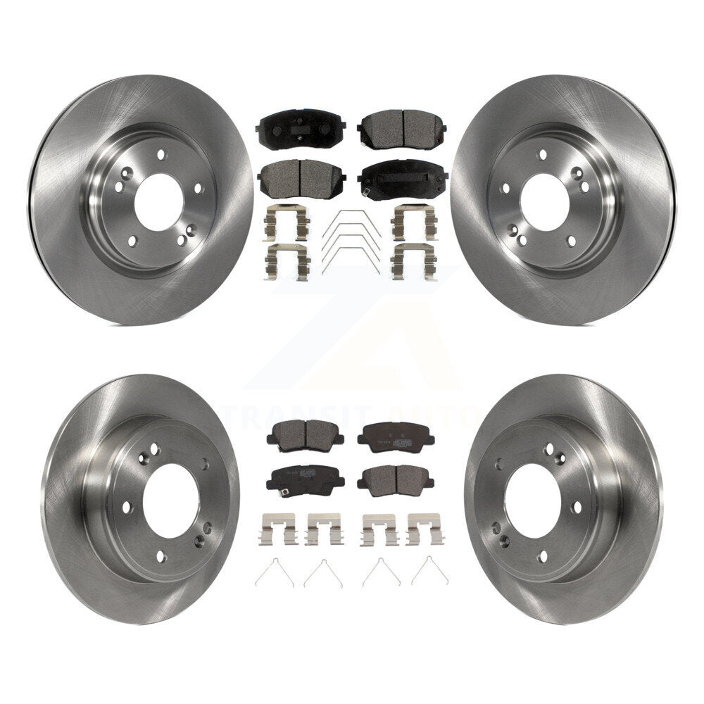 Kit de plaquettes en céramique pour Rotors de frein avant et arrière, pour Kia Forte5 avec stationnement manuel