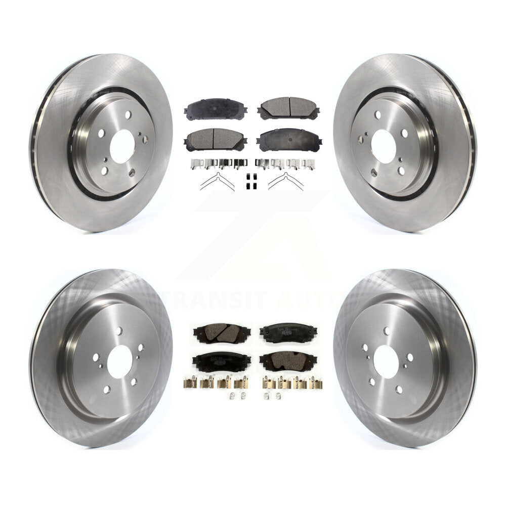Kit de rotor de frein avant et arrière et plaquettes en céramique, pour Lexus RX350 RX450h RX350L RX450h