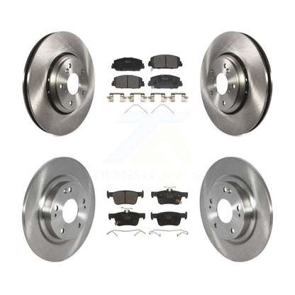 Kit de rotors de frein à disque avant et arrière et plaquettes en céramique pour Honda Civic K8T-103135