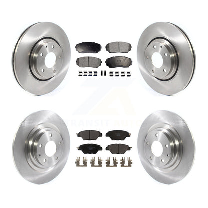 Kit de rotors de frein à disque avant et arrière et plaquettes en céramique pour Mazda CX-9 2016 – 2023