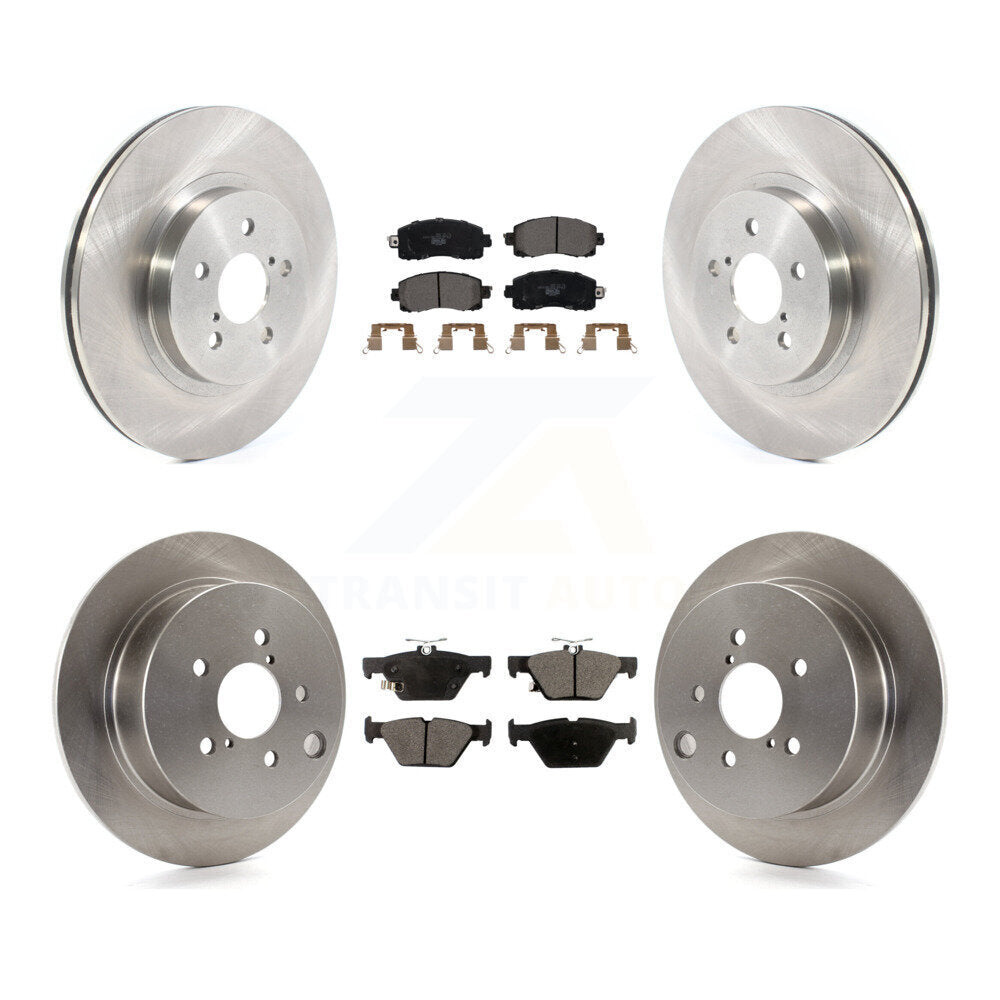 Kit de rotors de frein à disque avant et arrière et plaquettes en céramique pour Subaru Crosstrek