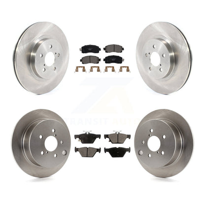 Kit de rotors de frein à disque avant et arrière et plaquettes en céramique pour Subaru Crosstrek