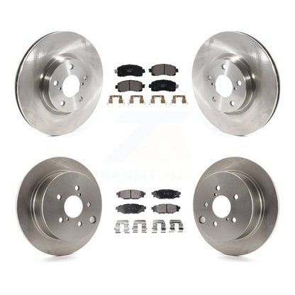 Kit de rotors de frein à disque avant et arrière et plaquettes en céramique pour Subaru Impreza K8T-103146