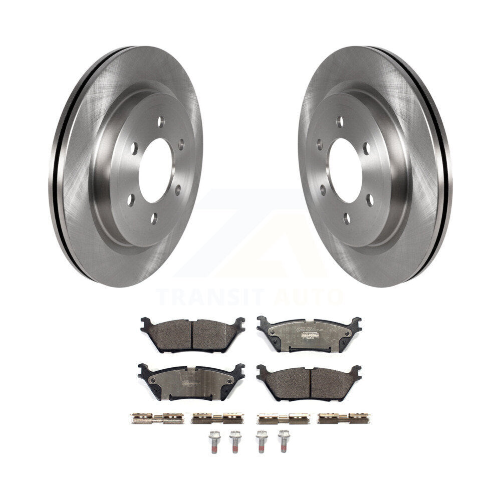 Kit de rotor de frein arrière et de plaquettes en céramique pour Ford F-150 Expedition Lincoln Navigato