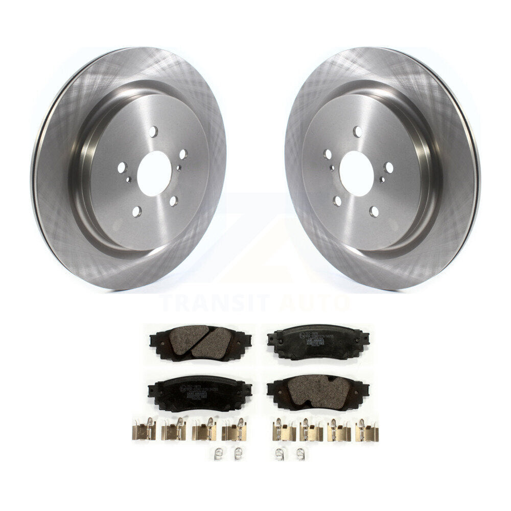 Rotors de frein à disque arrière et Kit de plaquettes en céramique pour Lexus RX350 RX450h RX350L RX450h