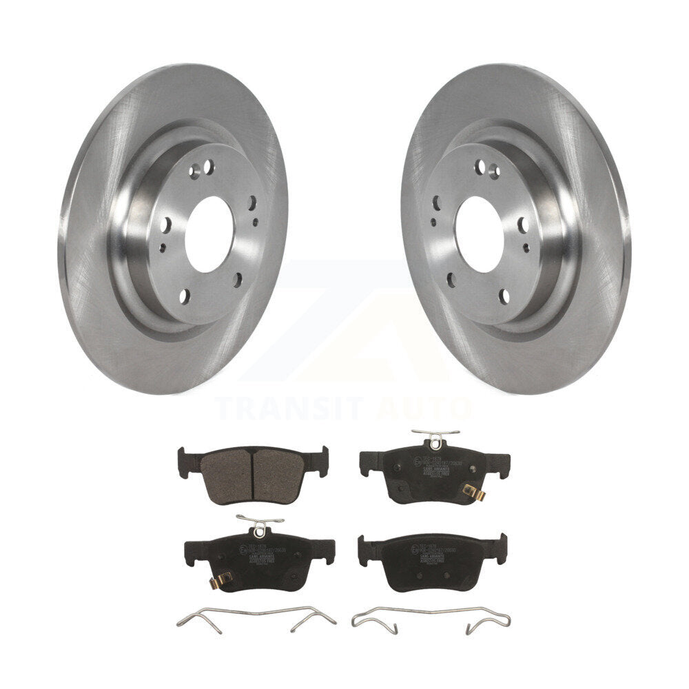 Kit de disques de frein à disque arrière et plaquettes en céramique pour Honda Civic K8T-103168