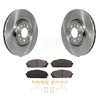 Kit de rotor de frein avant et de plaquettes en céramique pour Jeep Cherokee avec étrier à double piston