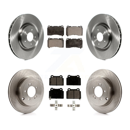Kit de rotors de frein à disque avant et arrière et plaquettes en céramique pour Mitsubishi Lancer