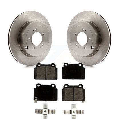 Kit de rotors de frein à disque arrière et de plaquettes en céramique pour Mitsubishi Lancer K8T-103201