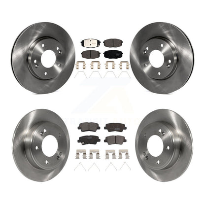 Kit de rotor de frein avant et arrière et plaquettes en céramique, pour Kia Hyundai Kona Forte Soul Elantr
