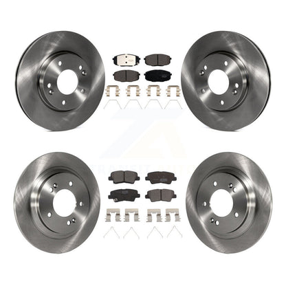 Rotors de frein à disque avant et arrière et Kit de plaquettes en céramique pour Kia Forte5 Hyundai Elantra G