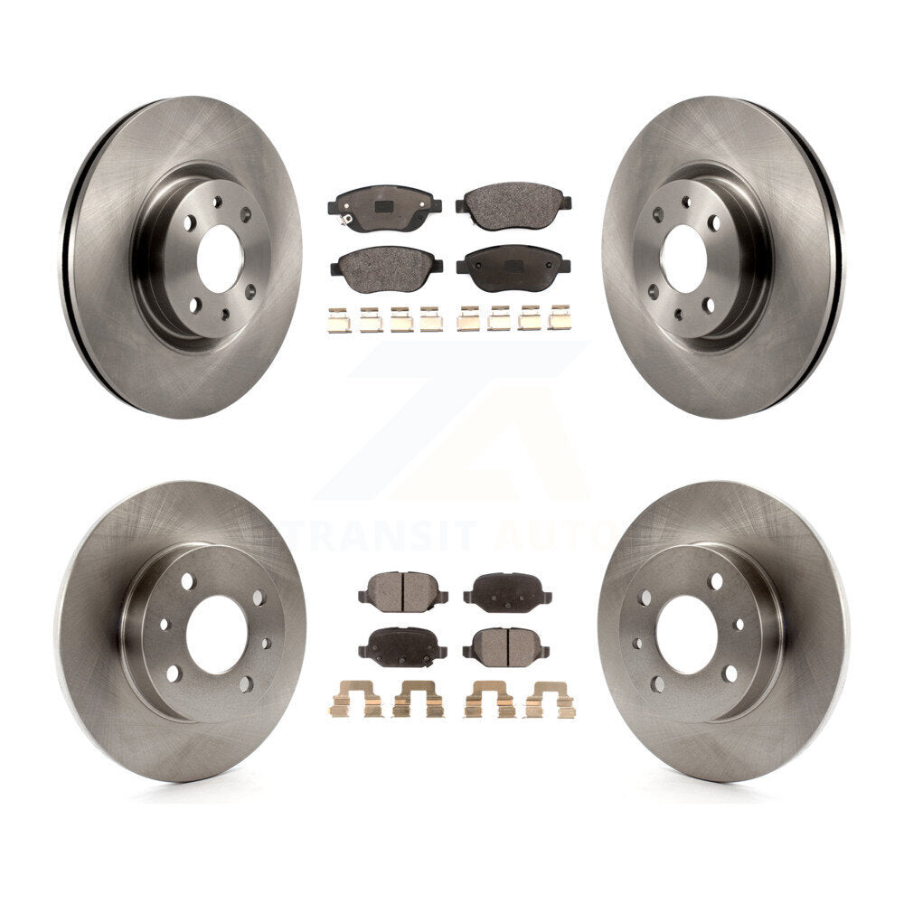 Kit de plaquettes en céramique pour Rotor de frein avant et arrière, pour Fiat 500 turbocompressé avec moteur à gaz