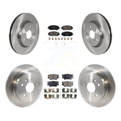 Kit de rotors de frein à disque avant et arrière et plaquettes en céramique pour Toyota Camry K8T-103240