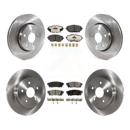 Kit de rotors de frein à disque avant et arrière et plaquettes en céramique pour Toyota C-HR 2018