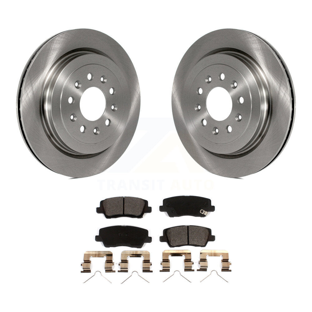 Kit de disques de frein à disque arrière et plaquettes en céramique pour Cadillac ATS K8T-103244