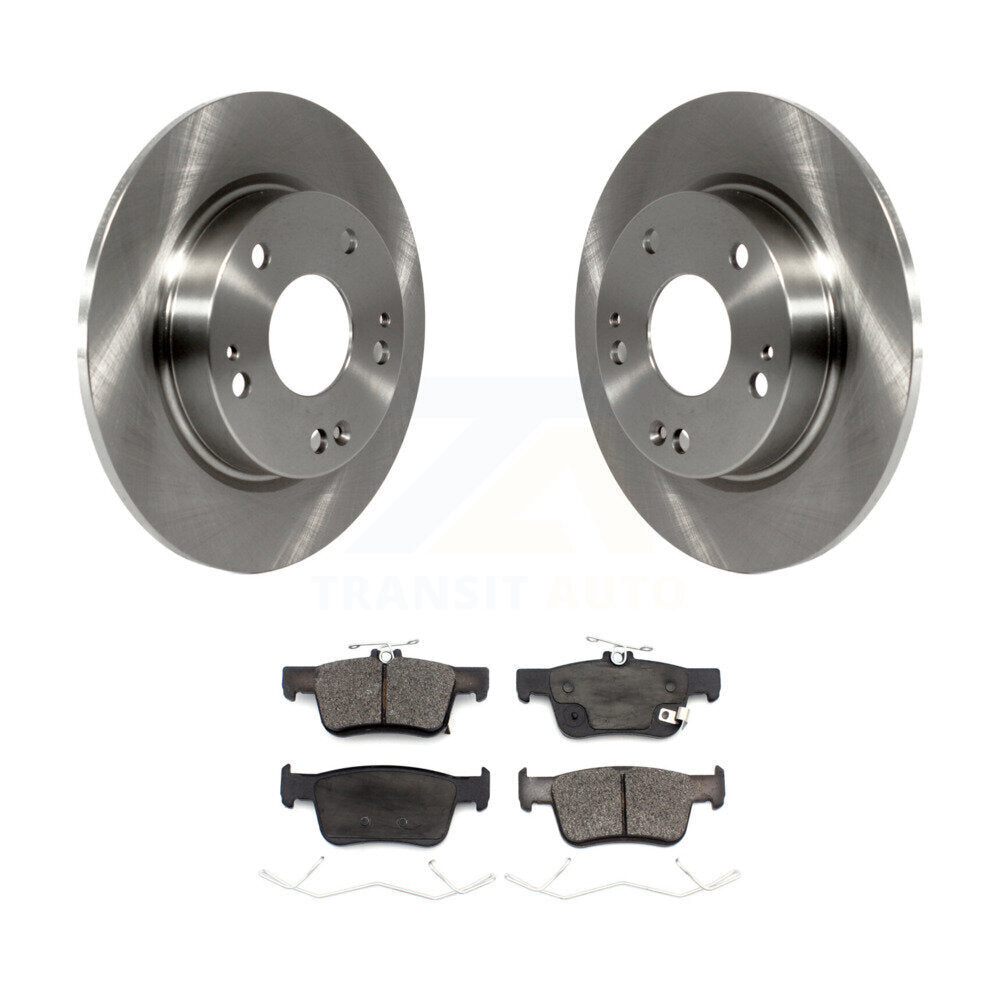 Kit de disques de frein à disque arrière et plaquettes en céramique pour Honda Civic Insight K8T-103248