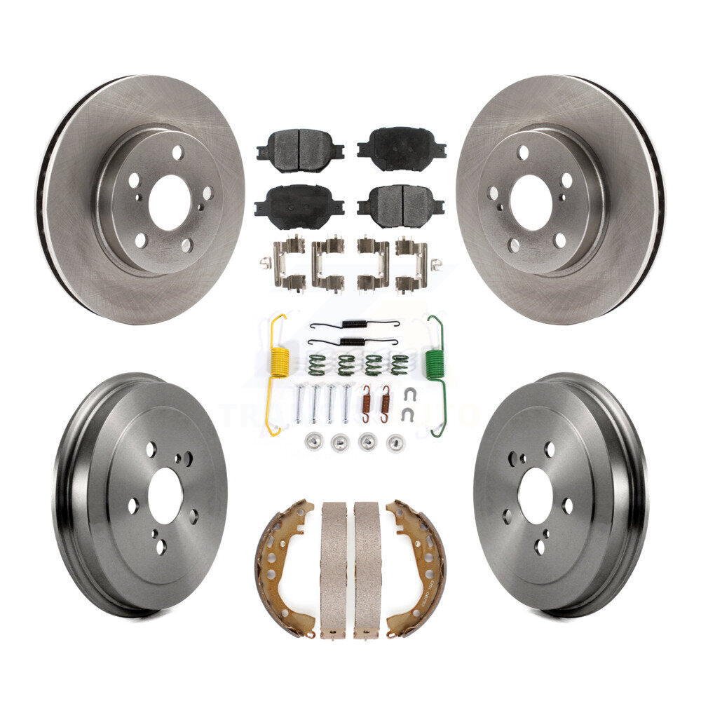 Kit de tambour à plaquettes en céramique, Rotor de frein à disque avant et arrière (7 pièces) pour Toyota Celica G 2001