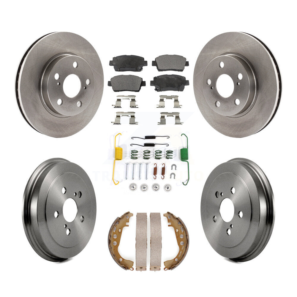 Kit de tambour à plaquettes en céramique, Rotor de frein à disque avant et arrière (7 pièces) pour Toyota Celica G 2000