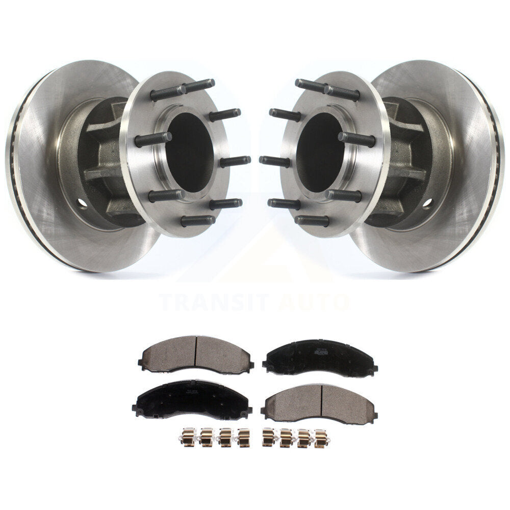 Kit de plaquettes en céramique pour moyeu de Rotor de frein à disque avant, pour Ford F-450 Super Duty F-550 4 X