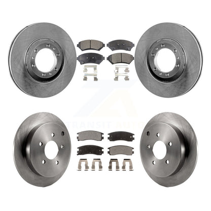 Kit de rotors de frein à disque avant et arrière et plaquettes en céramique pour Pontiac Montana K8T-10325