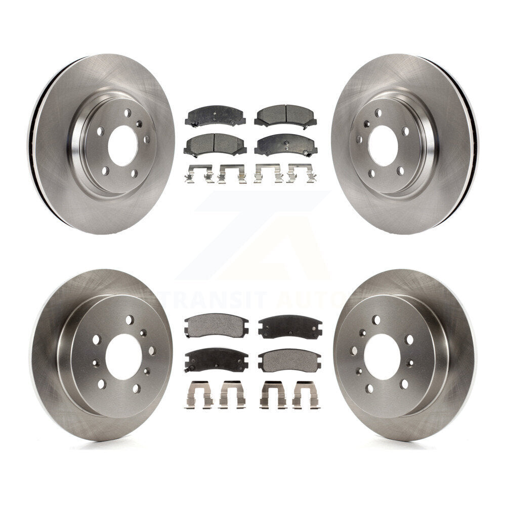Kit de rotors de frein à disque avant et arrière et plaquettes en céramique pour Buick LaCrosse Allure